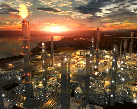 petrochemical refinery largCCC